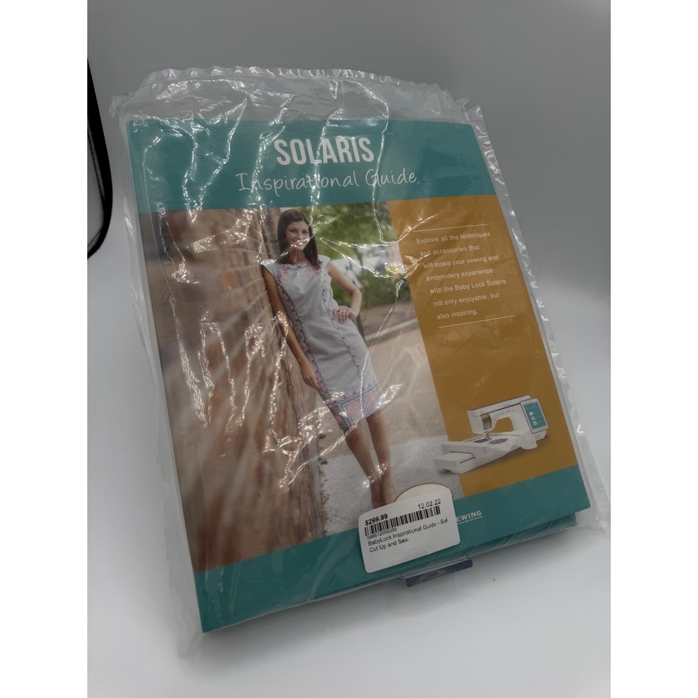 Baby Lock Solaris Inspirational Guide STWB-BLSA Sewing Embroidery Manual